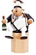 Christmas Smoker - Sailor, Sitting (6.7 inches)