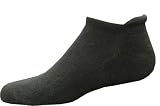 ASICS MICROFIBER BLACK LOW ANKLE SOCK w/TAB (2895) for MEN - 8 PAIR SPECIAL