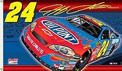 Jeff Gordon 3'x5' Double Sided Flag - NASCAR Sports Merchandise