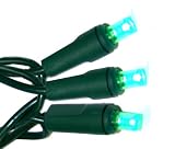 Good Tidings BST60154 LED Mini Christmas Light Set, Green