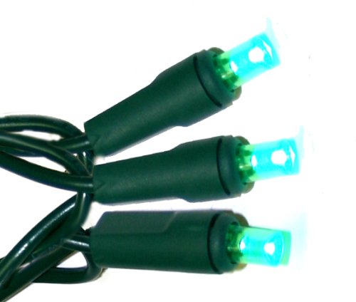 Good Tidings BST60154 LED Mini Christmas Light Set - Green