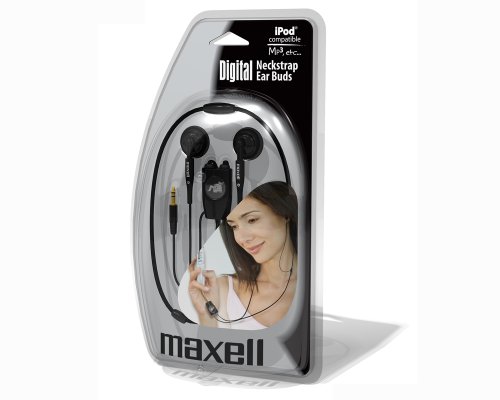 Maxell P-NS Neck Strap Digital Ear Buds