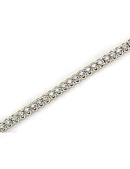 14kt Yellow Gold Diamond Bracelet 1.00ct TW