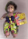 Palm Dolls Series II Beanie Clown 8" Bean Bag Doll