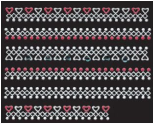 Nailart Border Sticker Nr. 02 Preisvergleich