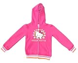 Hello Kitty Girls Fleece Hooded Jacket Size 5 Fuschia