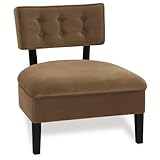 Avenue Six Curves Button Back Chair