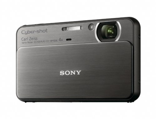 Sony DSC-T99B Digitalkamera (14 Megapixel, 4-fach opt. Zoom, 7,5 cm (3 Zoll) Display, HD Video) schwarz