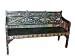 Solid Wood Ox Cart Bench with Brass / Indian Antiques