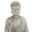 Ivory Shade Serene Buddha Statue