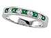 0.49 cts Tsavorite Band - Platinum, 18kt White or Yellow Gold FREE GIFT BAG!