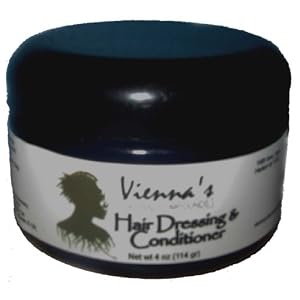 Hair Dressing & Conditioner - Ultra-Moisturizing Light Pomade. Promotes Growth. Prevents Loss. Adds Shine. Eliminates Dryness and Frizz. Light. 100% Natural. Great Hair Care!