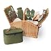 Outdoor Living : Somerset Basket Service for 2 - Sage Green