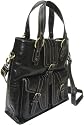 Bramble & Brown Trinity N/S Laptop Tote - Black