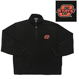 Oklahoma State Cowboys NCAA Glacier Fleece Pullover Sweatshirt (Black)