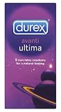 Durex Avanti Ultima Condoms - Non Latex for the Natural Feeling - 5 Pack
