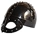SA International Black Antique Finish Ancient Medieval Viking Mask Unique Helmet W/Liner & Chin Strap For Man-Christmas Gift