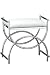 Curve Chrome Vanity Bench