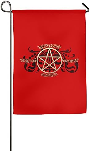 Demon Satan Satanic Blood Pentagram Home Garden Flag 1827inch