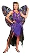 Purple Butterfly Costume with Wings - Womens Std.