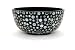 Lacquer decorative bowl with real mother of pearl 30 x 30 x 14 cm