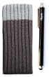 iBPM Grey Sock Cover & Capacitive Stylus For LG Google Nexus 4