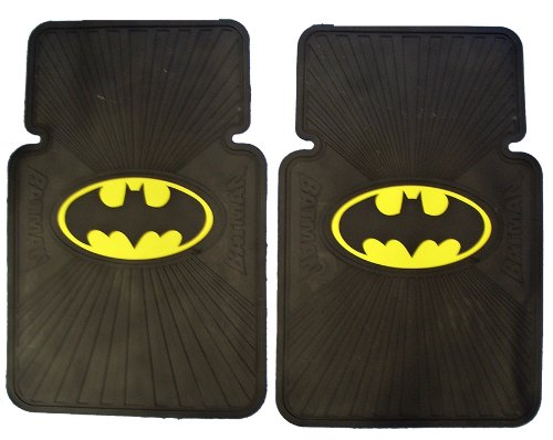  : Front Car Truck SUV Rubber Floor Mats - Batman Classic Logo