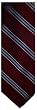 Men's Tommy Hilfiger Neck Tie 100% Silk Cranberry/Blue Blend