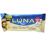 Luna Bar White Chocolate Macadamia, 1.69 Oz bars,  15 Count