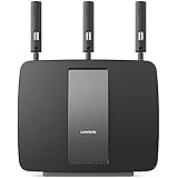 Linksys AC3200 Tri-Band Smart Wi-Fi Router with Gigabit and USB, Designed for Device-Heavy Homes, Smart Wi-Fi App Enabled to Control Your Network from Anywhere (EA9200)