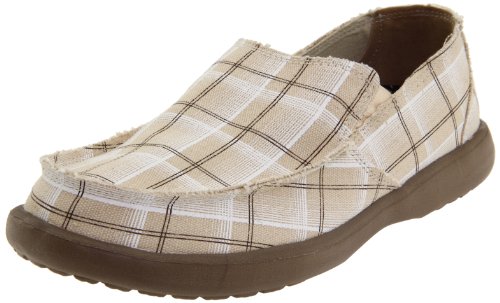Island Surf Men's Pinto Casual Shoe,Tan/Plaid,12 M US