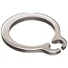 Tapered Section Standard External Retaining Rings, Axially Assembled, Steel, Zinc Yellow Chromate Plated Finish, Inch, Made In USA