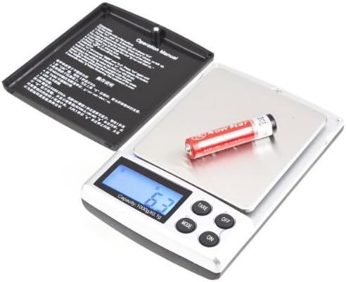 1Kg 1000G 0.1G Portable Digital Electronic Pocket Jewerly Scale