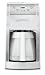 Kitchen & Housewares : Remanufactured Cuisinart DGB-600BCWFR Grind-and-Brew Thermal 10-Cup Automatic Coffeemaker, White and Brushed Stainless