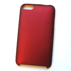 Apple iPod Touch 2nd & 3rd Generation Rubberized Back-Style Hard Case Protective Cover Red