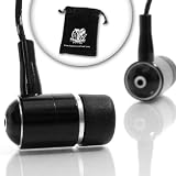 Custom Fit e-Reader Noise Isolation Ear Buds - Perfect for KINDLE / KINDLE 2 / KINDLE DX! Sonic Alloy - Everlasting Nylon Cord -*Includes Accessory Bag