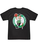 NBA Youth Boston Celtics Kevin Garnett Player Name & Number Short Sleeve Tee, Black, Medium