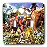 Dinosaur - Dinosaurs - Light Switch Covers - double toggle switch