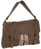 Tylie Malibu Python-Print Lita Shoulder Bag,Sable/Sand,one size