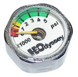 H2Odyssey Pony Tank Pressure Gauge with Large Face