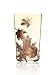 HAND BLOWN GLASS VASE AUTUMN LEAVES PILLAR VASE
