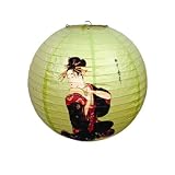Review Wrapables  / Kimono Girl Paper Lantern - Green