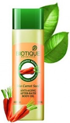 Biotique Bio Carrot Seed Anti-ageing After Bath Body Oil(120 Ml)