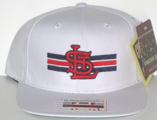 St. Louis Cardinals MLB Team Stripes Flat Bill Adjustable Snapback Baseball Hat