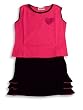 Mish Mish Mish Mish - Girls 2-Piece Skirt Set, Pink/ Black