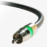 Mediabridge Ultra Series - Dual Shielded Subwoofer Cable - RCA to RCA Gold Plated Pro Grade Connectors (75 Feet)