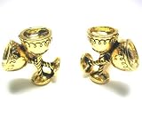 Gold Wine Goblet Cufflinks