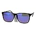Kush Brand Matte Plastic mirrored Lens Thin Plastic horned Sport Sunglasses