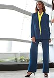 IMAGE OF Jessica London Plus Size Double Breasted Pantsuit Deep Navy,20 T
