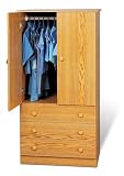 Juvenile Wardrobe In White Finish By Preapac Furniture